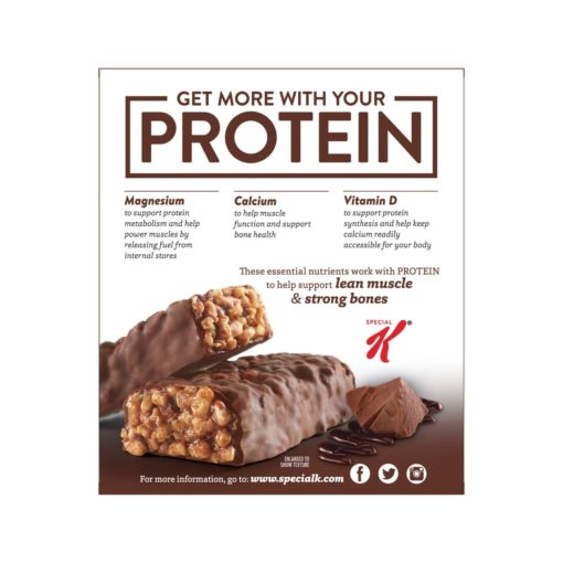Kellogg’s Special K Protein Meal Bars Double Chocolate 9.5 Oz 6 Ct