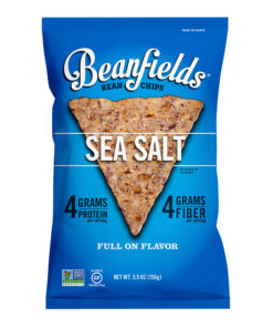 Beanfields Sea Salt Bean & Rice Chips, 6 oz, (Pack of 6)