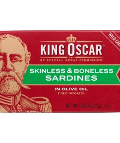 (3 Pack) King Oscar Skinless Boneless Sardines in Olive Oil, 4.4 oz
