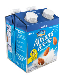 Almond Breeze Almond Milk, Vanilla 8 fl oz, 4 Count