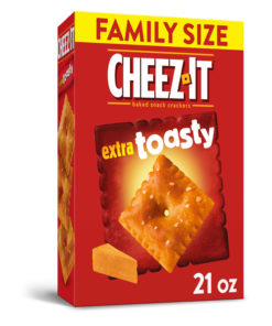 Cheez-It Baked Snack Cheese Crackers Extra Toasty Family Size 21 Oz