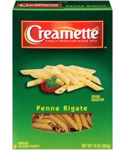 (6 Pack) CreametteÃÂ® Pasta Penne Rigate, 16 oz. Box