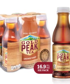 Gold Peak Iced Tea, Unsweet Tea, 16.9 Fl Oz, (12 bottles)