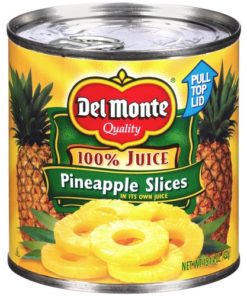 (3 Pack) Del Monte Sliced Pineapple, 15 oz