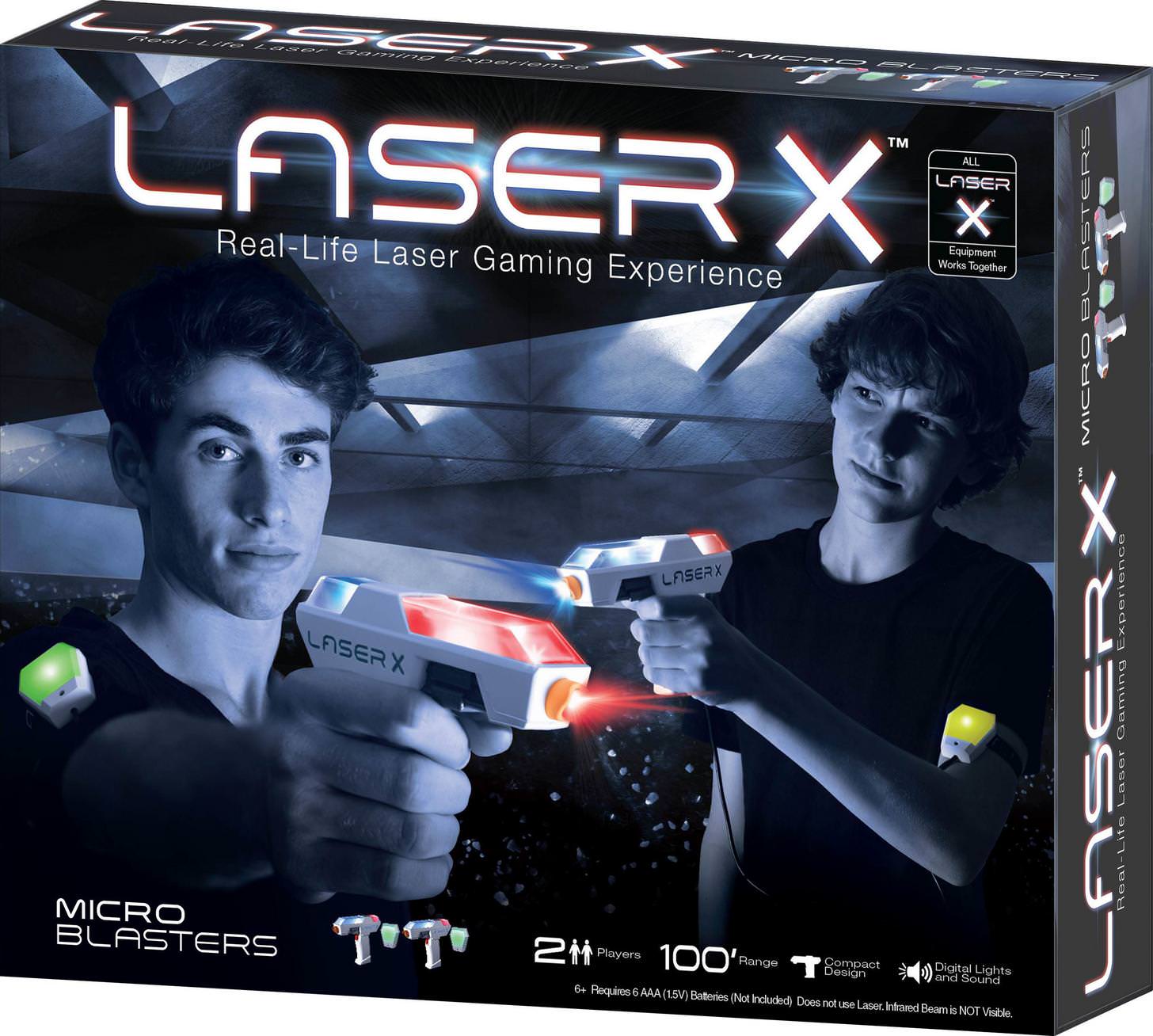 laser x 4 blasters