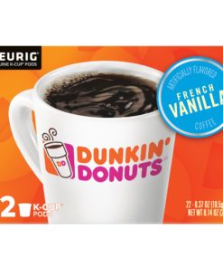 Dunkin’ Donuts French Vanilla K-Cup Coffee Pods, 22 Count For Keurig and K-Cup Compatible Brewers