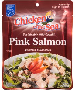 (3 Pack) Chicken of The Sea Skinless Boneless Wild Pink Salmon, 5 oz Pouch