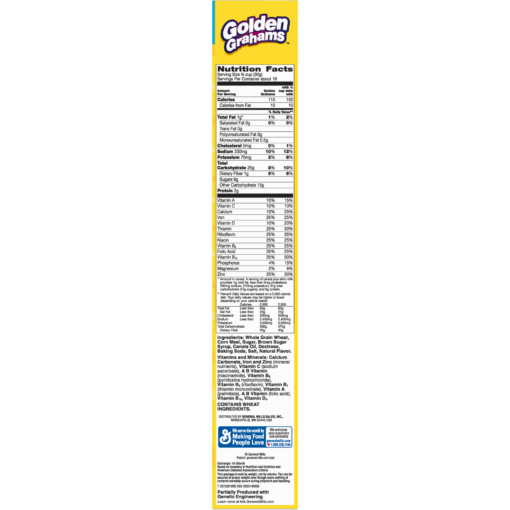 Golden Grahams Cereal, with Whole Grain, 19.6 oz