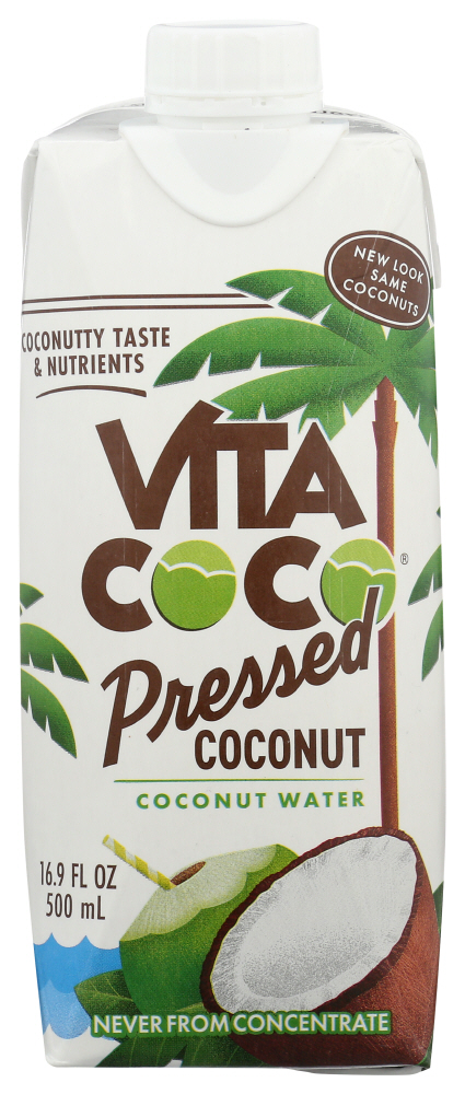 (12 Pack) Vita Coco – Coconut Water Pressed, 16.9 Fl Oz
