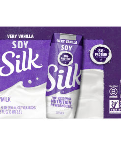 Silk Shelf Stable Very Vanilla Soymilk Singles, 8 fl oz, 12 count