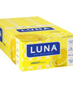 LUNA BAR – Gluten Free Bars – Lemonzest Flavor – 1.69 Ounce Snack Bars – 15 count (Packaging May Vary)