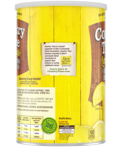 Country Time Lemonade Drink Mix, 63 oz Canister