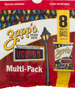 Zapp’s New Orleans Kettle Style Potato Chips, Voodoo, 8 Count