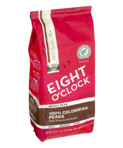 Eight O’Clock 100% Colombian Peaks Whole Bean Coffee 33 Oz. Bag