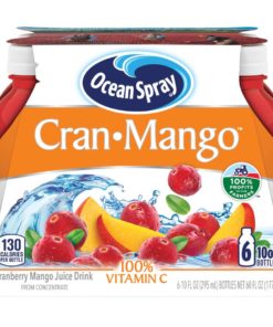 (2 pack) Ocean Spray Juice, Cran-Mango, 10 Fl Oz, 6 Count