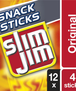 Slim Jim snack-sized smoked meat stick original 1.12 oz. 12-count