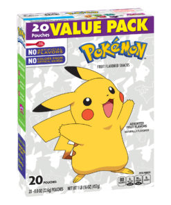 Nintendo Pokemon Fruit Snacks, 20 ct, 0.8 oz