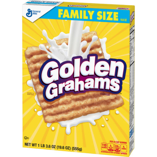 Golden Grahams Cereal, with Whole Grain, 19.6 oz