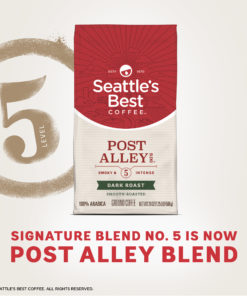 Seattles Best Coffee Post Alley Blend (Previously Signature Blend No. 5) Dark Roast Ground Coffee 20-Ounce Bag