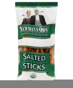 NEWMANS OWN ORGANIC Pretzel Stick with Salt, 8 OZ (Pack of 12)