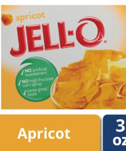 Jell-O Apricot Instant Gelatin Mix, 3 oz Box