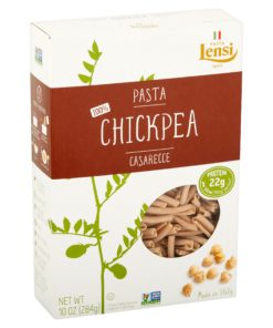 (2 pack) Lensi 100% Chickpea Casarecce Pasta, 10 oz