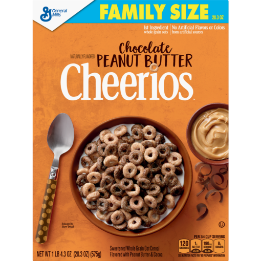 Chocolate Peanut Butter Cheerios, Cereal, 20.3 oz