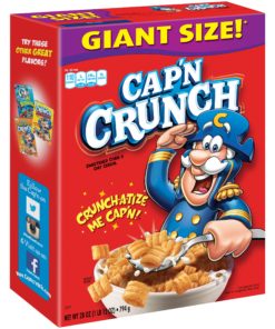 Cap’n Crunch Breakfast Cereal, Original, 28 oz Box