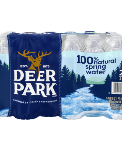 DEER PARK Brand 100% Natural Spring Water, 16.9-ounce plastic bottles (Pack of 24)