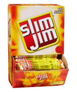 Slim Jim Smoked Snack Stick, Original, 0.28 oz, 120-count