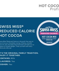 Swiss Miss Reduced Calorie Hot Cocoa, Keurig K-Cup Pod, 24 Ct