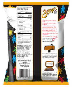 Zapp’s New Orleans Kettle Style Potato Chips, Voodoo, 9 oz
