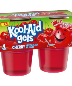 Jell-o Kool-Aid Gels Cherry, 3.5 oz, 4 Count