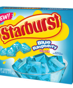 Starburst Blue Raspberry Gelatin, 6 serve
