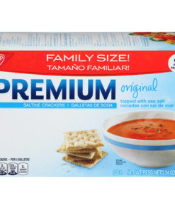 Premium Original Saltine Crackers, 24 oz