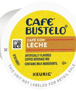 Cafe Bustelo Cafe Con Leche K-Cup Coffee Pods, 24 Count For Keurig and K-Cup Compatible Brewers