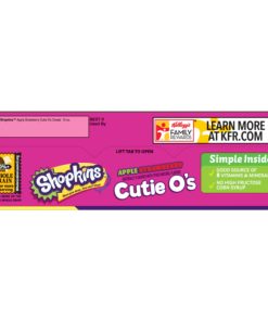 Kellogg’s Shopkins Apple Strawberry Breakfast Cereal 13 oz