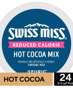 Swiss Miss Reduced Calorie Hot Cocoa, Keurig K-Cup Pod, 24 Ct