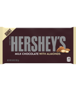 Hershey’s, Milk Chocolate with Almonds Giant Candy Bar, 6.8 Oz.
