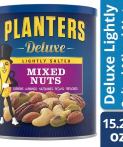 Planters Deluxe Lightly Salted Mixed Nuts, 15.25 oz Canister