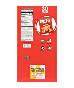 Cheez-It Baked Snack Cheese Crackers Original Single Serve 30 Oz