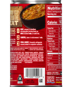 (4 Pack) Campbell’s Chunky Grilled Chicken & Sausage Gumbo, 18.8 oz.