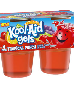 Jell-o Kool-Aid Gels Tropical Punch, 3.5 oz, 4 Count