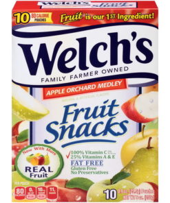 (Price/case)Welch’s 10034856910890 Fruit Snacks Apple Orchard Medley 8-10-.9 Ounce