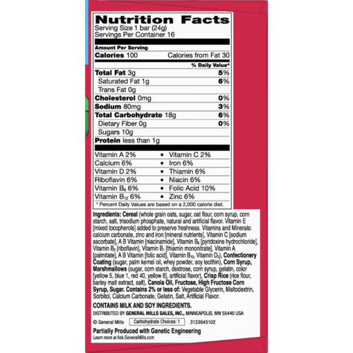Lucky Charms Treat Bars 16 Count, 0.85 OZ