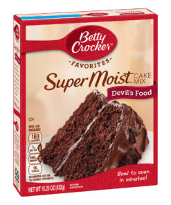 (2 pack) Betty Crocker Super Moist Devil’s Food Cake Mix, 15.25 oz