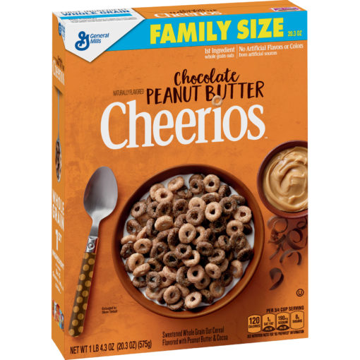 Chocolate Peanut Butter Cheerios, Cereal, 20.3 oz