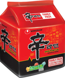 (8 Pack) Nongshim Shin Ramyun Gourmet Spicy Noodle Soup, 4.2 oz