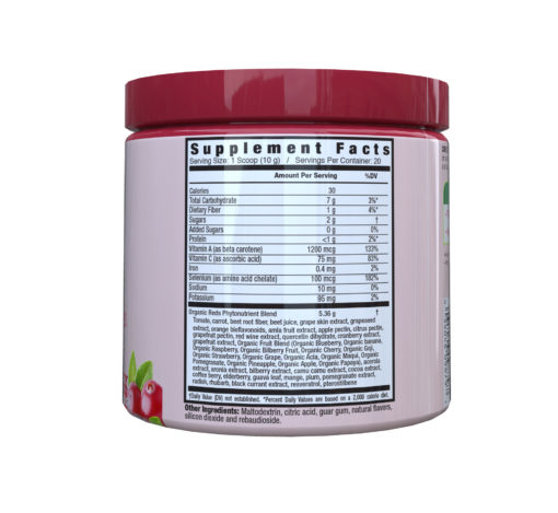 Country farms super reds drink mix, berry, 7.1 oz., 20 servings
