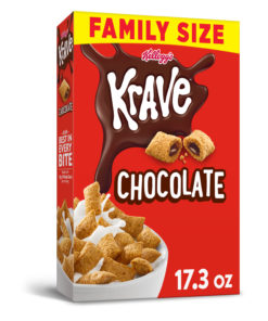 Kellogg’s Krave Breakfast Cereal Chocolate Family Size 17.3 Oz